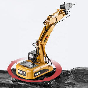 Huina 1560 1/14 ölçekli ses LED 16CH Diecast alaşım Metal <span class=keywords><strong>R</strong></span>/<span class=keywords><strong>C</strong></span> kamyon RC paletli araç 2.4G araba oyuncak radyo kontrol matkap ekskavatö<span class=keywords><strong>r</strong></span> - Product Image 3