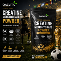 Créatine monohydrate micronisée certifiée ISO |   Produit non aromatisé 500g de qualité supérieure pour la santé, faible en gras, nutrition sportive pour adultes, OEM en vrac