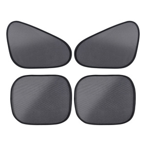 Car Side <b>Window</b> Mesh Sunshade Electrostatic Adsorption PVC Material Solid Color Universal Fit For Car <b>Window</b> Protection - Product Image 4