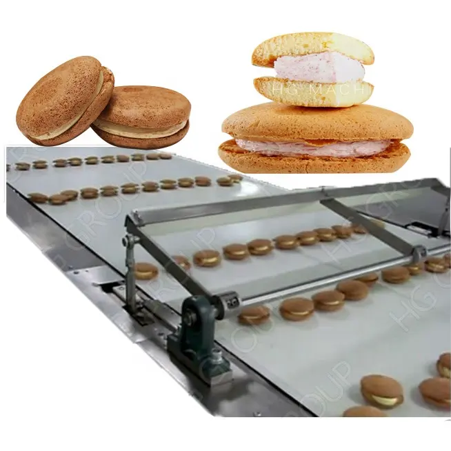 Tốt nhất bán phù hợp chất lượng sản phẩm Choco Pie dây chuyền sản xuất/bán dài dịch vụ cuộc sống sô cô la Pie Máy từ Thượng Hải