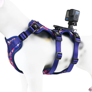 Ensemble de <span class=keywords><strong>harnais</strong></span> pour chien No Escape - Collier de sécurité réglable et laisse avec support pour caméra d'action, équipement pour animaux de compagnie de qualité supérieure - Product Image 6