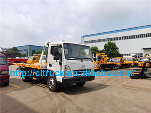 4x2 düz yatak rollback araba taşıyıcı truck4 ton kaldırma çekici araba çekme tamir kamyonu ihracat Myanmar - Product Image 4