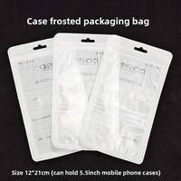 Étui de téléphone en plastique personnalisé sac zip-lock pochette étanche refermable avec logo pour accessoires mobiles