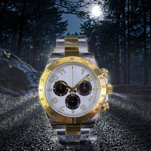 Montre personnalisée de haute qualité, étanche, automatique, mécanique, avec miroir saphir, aiguilles lumineuses, en acier inoxydable pour homme - Product Image 2