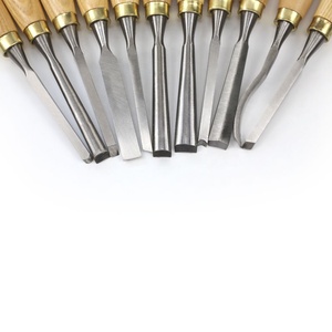 ชุดสิ่วแกะสลักไม้ 12 ชิ้น พร้อมด้ามจับไม้ สำหรับงานไม้ - Product Image 2