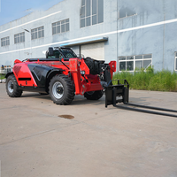 4,5T Teleskopstapler mit 18m Maximallift, 13,08m Reichweite, 91kW Yuchai Dieselmotor, 4WD, unter 4500mm Wendekreis