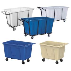 Carrito de lavandería de nuevo diseño, carrito de limpieza, carrito de lavandería de plástico, carrito de lino, cesta de camión de lavandería a granel - Product Image 4