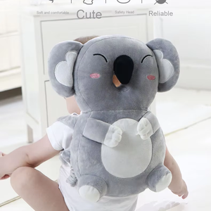 <span class=keywords><strong>Casco</strong></span> per Neonati Regolabile in Morbido Cotone Ecologico, Colorato, a Forma di Animale, Set Multifunzionale per la Protezione della Testa 0-4 Anni - Product Image 1