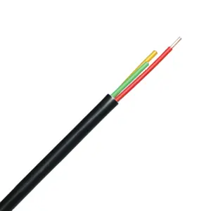 Kawat tembaga Vde fleksibel voltase rendah H03vvh2-f 2x0,5 mm2 Cable 2x1,5 mm2 Cable kabel terisolasi PVC putih