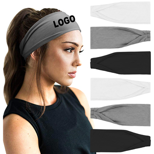 Fascia per Capelli JX <span class=keywords><strong>Nera</strong></span> e Bianca ad Asciugatura Rapida, Personalizzabile, per Uomo e <span class=keywords><strong>Donna</strong></span>, per Corsa, Calcio, Palestra, Fascia Assorbente, <span class=keywords><strong>Bandana</strong></span> Etnica - Product Image 1
