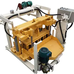可動式油圧ブロック製造機ディーゼル卵産卵コンクリートブロック機ベストセラー小型QT40-3aエンジンブロック1200
