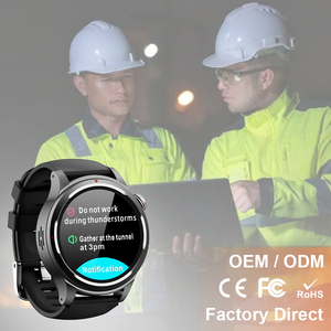 L02 Công Nhân Theo Dõi Sức Khỏe Đồng Hồ 24/7 Theo Dõi Đồng Hồ GPS + Lbs + Wifi + 4G Đa Vị Trí Đồng Hồ Cho Lone Công Nhân - Product Image 1