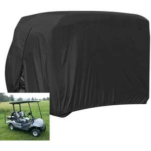 Funda para Carro de Golf Negra, Material de Tela Oxford, Tamaños S/M/L para Autos de Pasajeros y Sedanes - Product Image 2