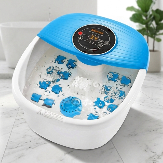 Fast Heating Multifunction Foot Detox Ionic Machine Foot Bath Massager Machine for Foot Relax Bath Tub and Massage