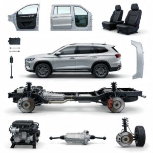 VIT Nuevo Conjunto de Parachoques Delantero, Piezas de Desmontaje de Radiador y Faros para Chery Jetour X70 Plus - Product Image 6