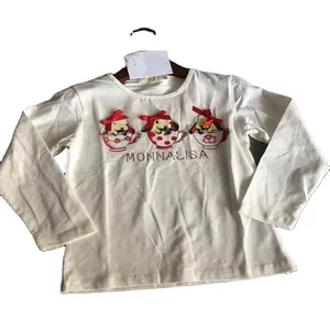 Verkauf Kinder bekleidung/Mädchen bekleidung/Mädchen Langarm T-Shirts & Polos hirts Kinder Baumwolle Einhals Bluse Shirts