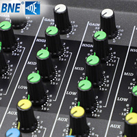 Console de mixage audio professionnelle CT12, 12 canaux, mixeur de studio 12 voies, Bluetooth, pour enregistrement sur ordinateur, contrôleur de son DJ