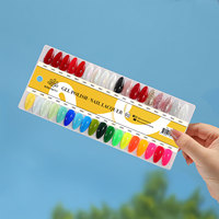 BORN PRETTY Nouvelle palette de présentation de vernis gel, nuancier professionnel pour ongles