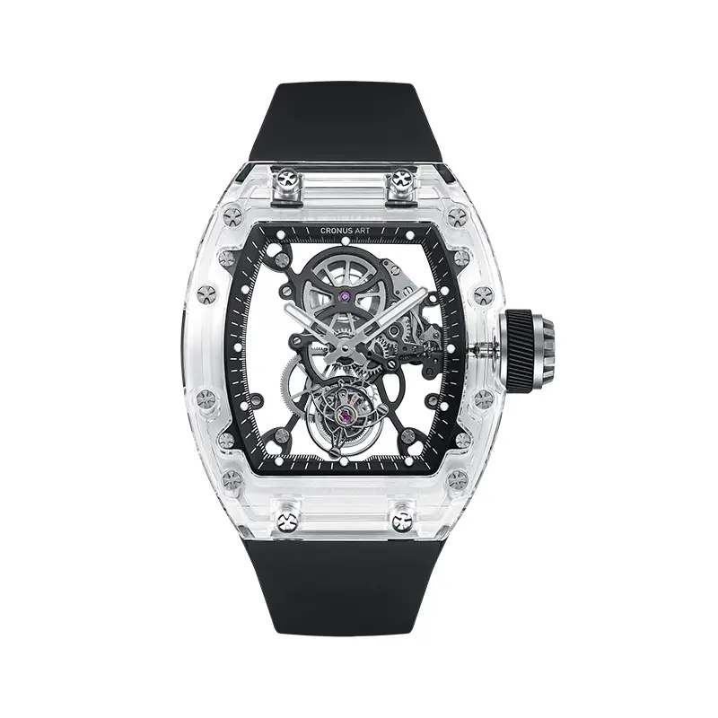 High end oem mechanical watches sapphire crystal watches mechanical domed sapphire crystal classic mechanical watches