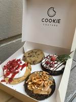 Boîtes à biscuits en matériau biodégradable, emballage de luxe, impression de qualité alimentaire, boîte à dessert pliable