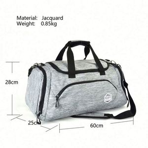 Sac de voyage d'extérieur en gros avec compartiment à chaussures indépendant, séparation sec/humide, sacs de sport et de gym - Product Image 3