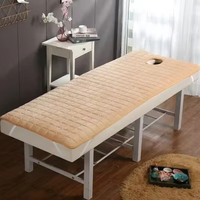 Matelas de lit épais anti-dérapant pour salon de beauté Barber Shop Table Drap de lit Massage SPA Bande élastique Couvre-lit With_no Hole