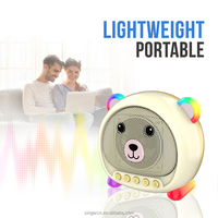 ZQS-K03 Jouet de karaoké pour enfants dessin animé, ensemble de karaoké, machine à chanter portable, haut-parleur pour enfants, cadeau d'anniversaire