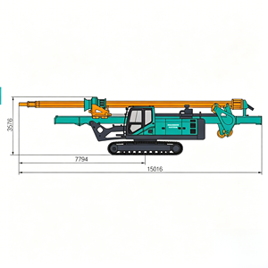 Machine <span class=keywords><strong>de</strong></span> forage rotative SUNWARD pour pieutiers, moteur Cummins, puissance 194 kW, couple 168 N.m, machine professionnelle <span class=keywords><strong>de</strong></span> forage <span class=keywords><strong>de</strong></span> fondations - Product Image 1