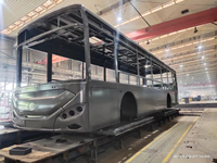 Usine chinoise Voiture électrique Bus squelette MPV Carrosserie Structure en acier Nouvel état avec portes en acier Fabricant de ferronnerie