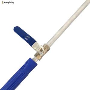 Pistola de lavado a presión, boquilla para manguera de agua, herramienta de limpieza con chorro de agua, pistola pulverizadora para canalones, patio, coche, mascotas, ventanas, vidrio, azul - Product Image 1