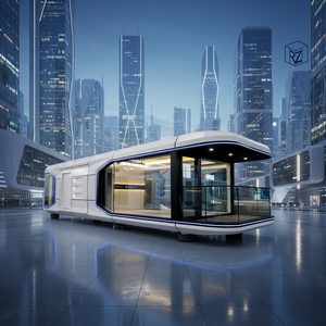 Casa Contenedor de Lujo Prefabricada con Paredes de Vidrio Ray-Zen, Habitación Cápsula Portátil con Baño para Quirófano Médico - Product Image 1