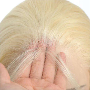Peluca de cabello humano vietnamita sin pegamento, rubia 613, onda corporal, encaje frontal HD 13*6, encaje suizo transparente, pre-arrancada, línea de cabello natural - Product Image 2
