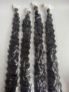 Extensiones de Cabello de 30 Pulgadas, 120g, Fibra Premium Resistente a Altas Temperaturas, Estilo Natural, Trenzas de Ganchillo con Ondas Profundas Teñidas para Mujeres y Niñas - Product Image 6