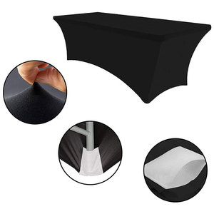 Nappe extensible personnalisée 6 pieds Rectangle Spandex Couverture de table pour événements professionnels - Product Image 6