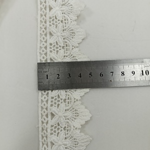 100% <b>White</b> Cotton Sewing Fabric <b>Lace</b> Ribbon Roll Trim for Wedding Decoration Gift Wrap Ribbon - Product Image 4