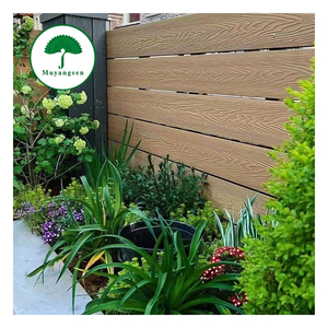 <span class=keywords><strong>Panneaux</strong></span> de clôture extérieurs en composite bois-plastique (WPC) gaufré à <span class=keywords><strong>prix</strong></span> de gros, pour jardin, à lattes verticales faciles à installer, pour la délimitation des cimetières - Product Image 1