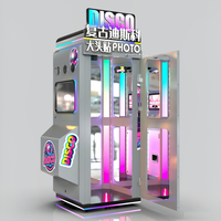 Cabina de Fotos Profesional DSLR con Temática Vintage de Discoteca, con Impresora Automática, para Alquiler en Fiestas y Bodas