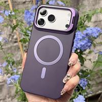 Coque Magnétique de Haute Qualité pour iPhone 18 17 Air 16 Plus 15 14 13 12 11 Pro Max avec Support de Chargeur Sans Fil et Protection de Caméra