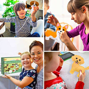 Nuovo Stock di alta qualità fai da te Set di cucito per animali di pezza educativo Set di cucito educativi per bambini giocattoli artigianali - Product Image 6