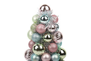 Palla di Natale in Plastica Glitterata Colorata da 40 cm Economica, Ornamento da Tavolo per <span class=keywords><strong>Albero</strong></span> di Natale, Feste, Hotel, Giardino, Centri Commerciali, Decorazioni Interne - Product Image 4