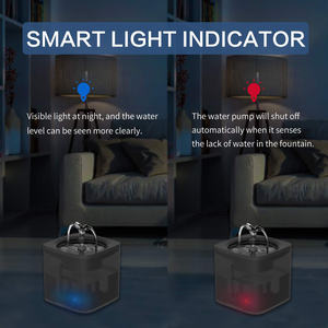 OEM Private Label Super Silencioso LED Luz Dog <span class=keywords><strong>Bowl</strong></span> Dispenser XL Plástico <span class=keywords><strong>Pet</strong></span> Fonte Bebendo para Cães e Gatos - Product Image 6
