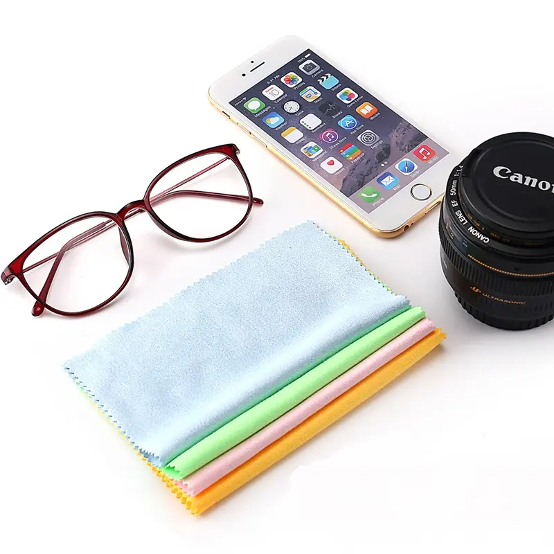 Cleaning Clothes Durable in Use Washing Spectacle Lenses Microfiber Micro Fiber,microfiber Customized 100pcs Kitchen,kitchen