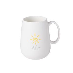 Taza de cerámica 52ove con tapa y cuchara, 350 ml, taza de café para parejas, regalo para uso en el hogar y la oficina - Product Image 3