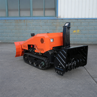 Souffleuse à neige électrique télécommandée robuste certifiée CE, alimentée par batterie, pour neige profonde de 100 cm, balayeuse à neige pour ferme et ranch