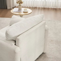 Fauteuil moderne confortable en tissu Fauteuil de canapé simple contemporain pour la maison Fauteuil d'appoint pour la vie