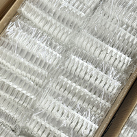 Makeauty Factory Liquidación de stock Puntas de uñas de gel acrílico PMMA suaves de media cobertura, forma Ataúd y Bailarina, longitud media, para uñas rápidas
