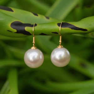Pendientes de Moda con Perlas, Acero Inoxidable 316L, Baño de Oro PVD, Resistentes y Sostenibles - Product Image 3