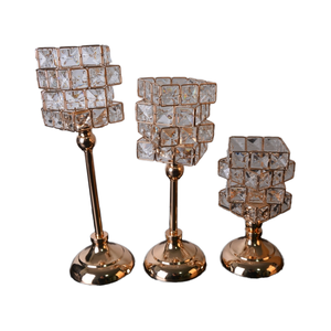 Ornamento <span class=keywords><strong>cubo</strong></span> <span class=keywords><strong>Rubik</strong></span> creativo portacandele <span class=keywords><strong>di</strong></span> cristallo europeo - Product Image 2