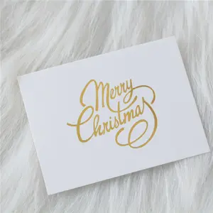 Cartes de fiançailles de Noël Bonne Chance personnalisées vente en gros fabricant prix écologique recyclable coloré clair