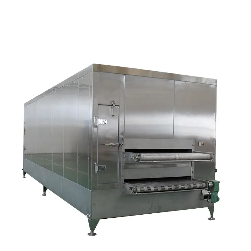 मांस iqf सुरंग फ्रीजर के लिए मछली मशीन खाद्य ठंड चुन्नी प्रसंस्करण
